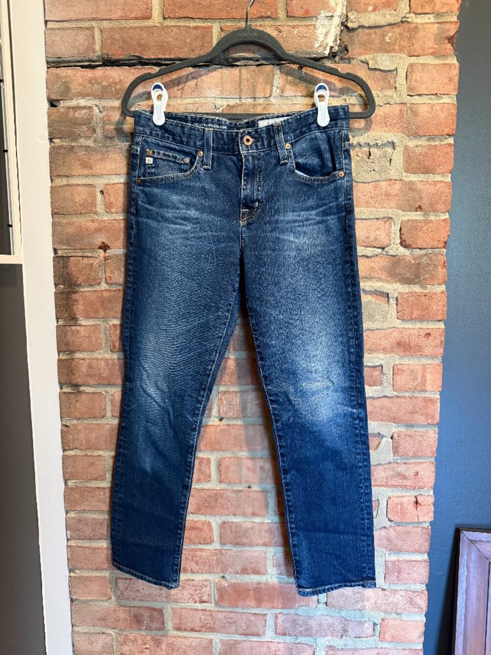 AG Adriano Goldschmied stretch straight leg jeans 26R